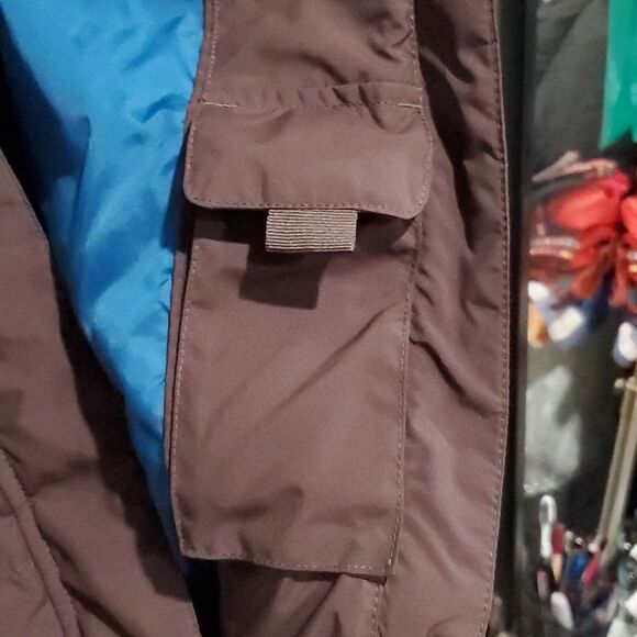 L.L. Bean Vintage Full Length Goose Down Filled Puffer Trench Coat in Brown XLP - Picture 15 of 16